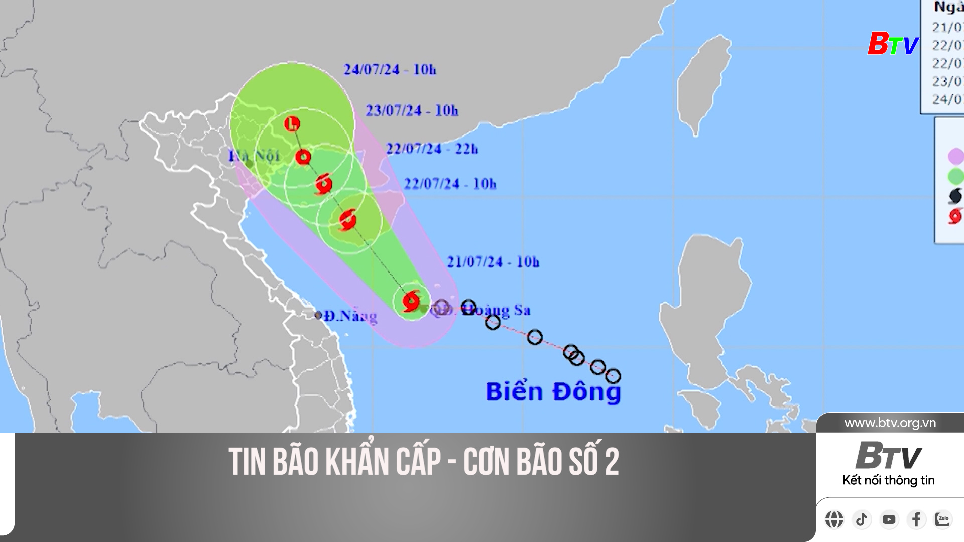 Tin bão khẩn cấp - Cơn bão số 2